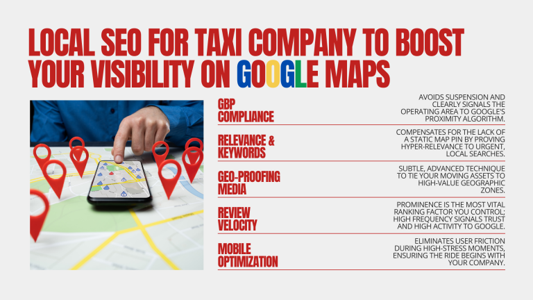 Local SEO for Taxi Company