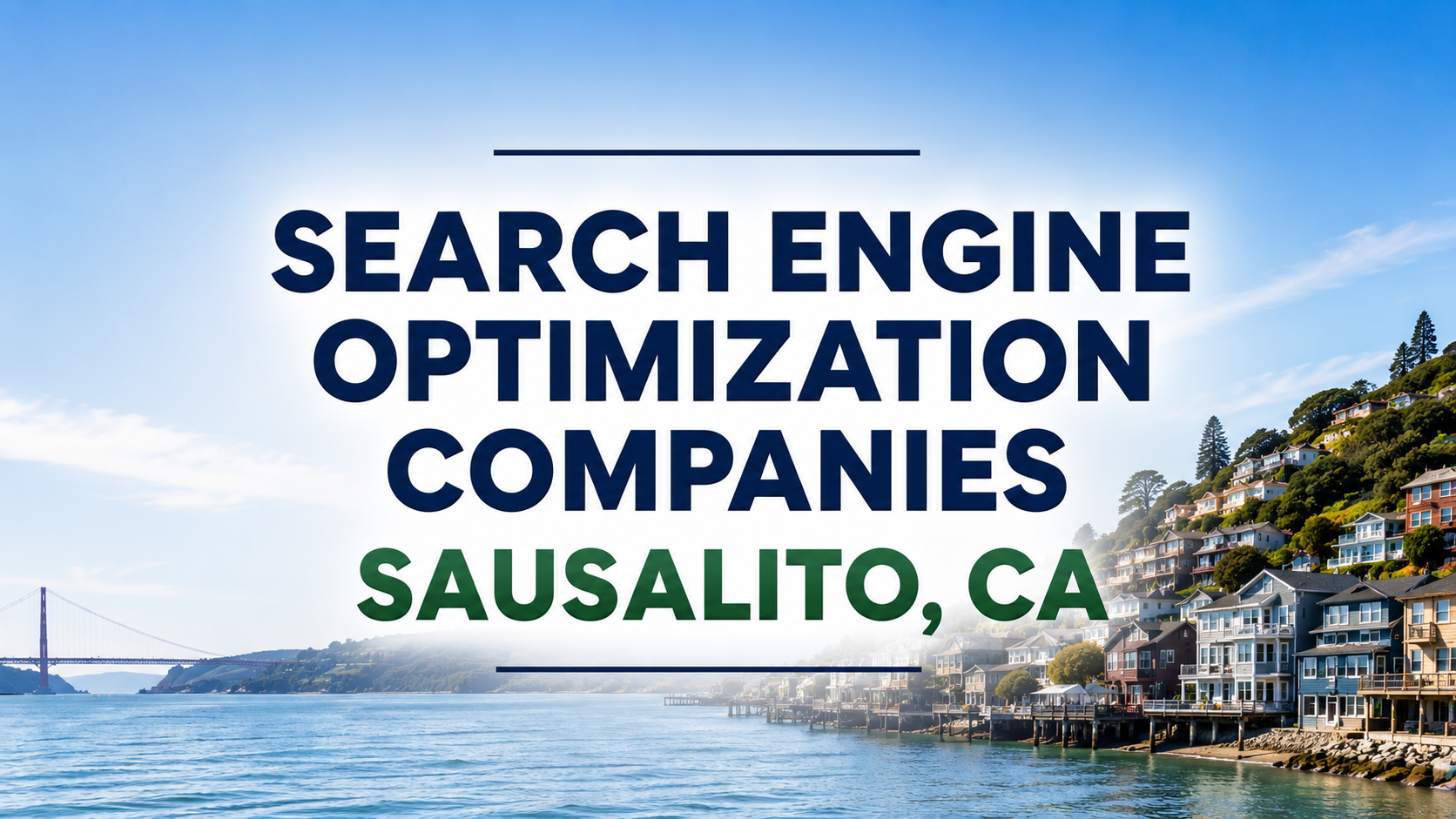 Search Engine Optimization Companies in Sausalito, CA
